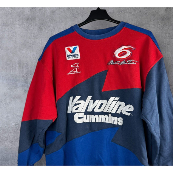 *Flawed* Mark Martin Valvoline Racing Nascar Sweatshirt XXL Chase Authentics - Picture 2 of 16